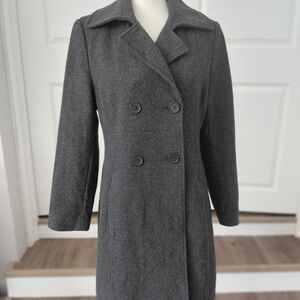 Old Navy Women's Dark Gray Pea Coat